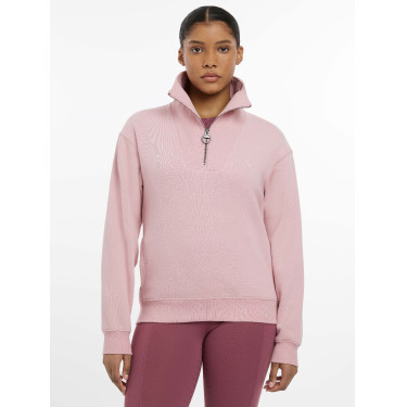 Jersey LeMieux con cremallera de un cuarto Keira para mujer Floración Rosa