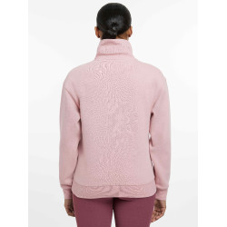 Jersey LeMieux con cremallera de un cuarto Keira para mujer Floración Rosa