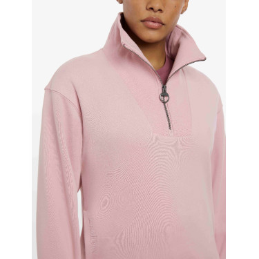 Jersey LeMieux con cremallera de un cuarto Keira para mujer Floración Rosa