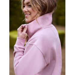 Jersey LeMieux con cremallera de un cuarto Keira para mujer Floración Rosa