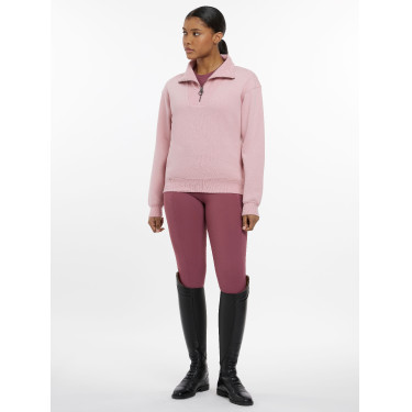 Jersey LeMieux con cremallera de un cuarto Keira para mujer Floración Rosa