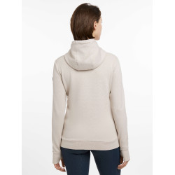 Sudadera con capucha y cremallera Tabi Tech para mujer de LeMieux Piedra Gris Sudadera con capucha y cremallera Tabi Tech para mujer de LeMieux Piedra Gris