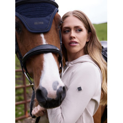 Sudadera con capucha y cremallera Tabi Tech para mujer de LeMieux Piedra Gris Sudadera con capucha y cremallera Tabi Tech para mujer de LeMieux Piedra Gris