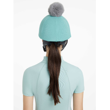 Toque de malla Maria LeMieux Laguna Azul