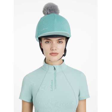 Toque de malla Maria LeMieux Laguna Azul