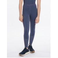 Leggings LeMieux de malla Lizzie Young Rider Azul atardecer