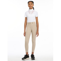 Pantalón LeMieux con asiento de silicona Izzy Young Rider Almendra Beige Pantalón LeMieux con asiento de silicona Izzy Young Rider Almendra Beige