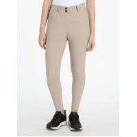 Pantalón LeMieux grip rodilla Isabelle mujer Almendra