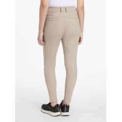 Pantalón LeMieux grip rodilla Isabelle mujer Almendra Beige