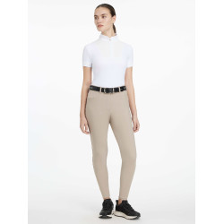 Pantalón LeMieux grip rodilla Isabelle mujer Almendra Beige