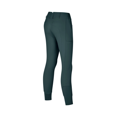 Pantalón Kingsland KLKira de asiento completo, talle regular para mujer Escarabajo verde de junio