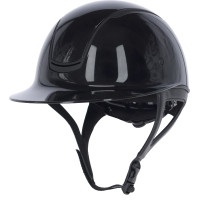 Casco de equitación Eclipse Polo Covalliero Negro lacado Casco de equitación Eclipse Polo Covalliero Negro lacado
