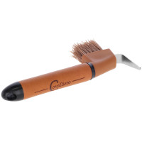 Limpia cascos Covalliero Deluxe brun, contrastes noirs Marrón