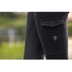 Pantalón de equitación Covalliero BasicPlus Jodhpur mujer Grafito Gris Pantalón de equitación Covalliero BasicPlus Jodhpur mujer Grafito Gris