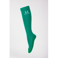 Calcetines de bádminton Harcour Verde esmeralda