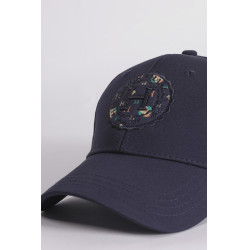 Gorra Cajou Harcour Mosaico marino Azul marino