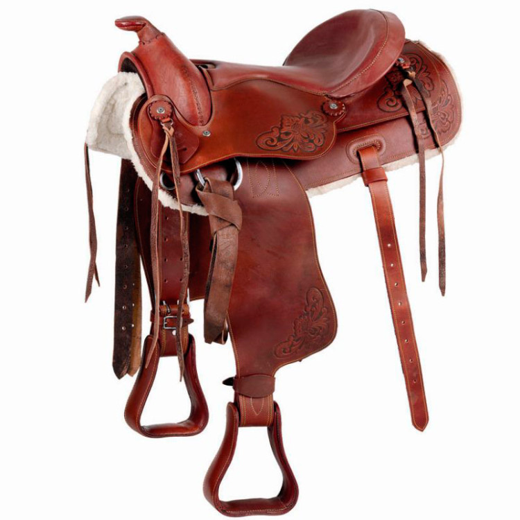 Silla Natowa 16" en cuero engrasado 113