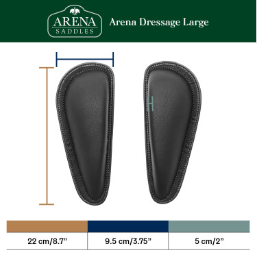 Bananes avant Flexiblocs Arena Dressage Negro