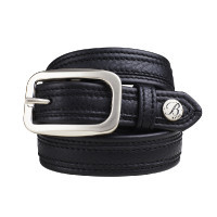 Ceinture en cuir Bates Negro