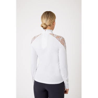 Camisa de Concurso de Encaje y Manga Larga para Mujer Sylvie Horze Camisa de Concurso de Encaje y Manga Larga para Mujer Sylvie Horze