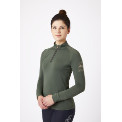 Top de entrenamiento B Vertigo Sidney para mujer Verde escarabajo Top de entrenamiento B Vertigo Sidney para mujer Verde escarabajo
