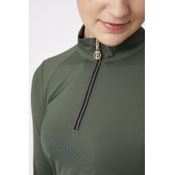 Top de entrenamiento B Vertigo Sidney para mujer Verde escarabajo Top de entrenamiento B Vertigo Sidney para mujer Verde escarabajo