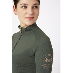 Top de entrenamiento B Vertigo Sidney para mujer Verde escarabajo Top de entrenamiento B Vertigo Sidney para mujer Verde escarabajo