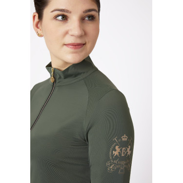Top de entrenamiento B Vertigo Sidney para mujer Verde escarabajo Top de entrenamiento B Vertigo Sidney para mujer Verde escarabajo