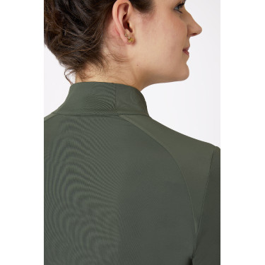 Top de entrenamiento B Vertigo Sidney para mujer Verde escarabajo Top de entrenamiento B Vertigo Sidney para mujer Verde escarabajo