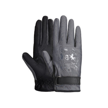 Gants d'équitation B Vertigo Laia femme avec logo imprimé Castelrock
