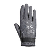 Gants d'équitation B Vertigo Laia femme avec logo imprimé Castelrock
