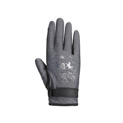 Gants d'équitation B Vertigo Laia femme avec logo imprimé Castelrock