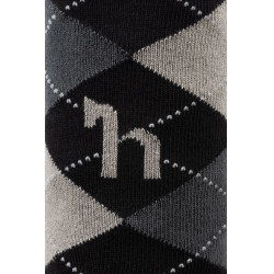 Calcetines de cuadros Horze Holly Negro Calcetines de cuadros Horze Holly Negro