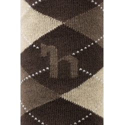 Calcetines de cuadros Horze Holly Marrón oscuro Calcetines de cuadros Horze Holly Marrón oscuro