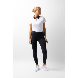 Leggings de cintura alta B Vertigo Lara para mujer Azul marino oscuro / blanco