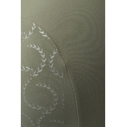 Pantalones de montar de Compresión para Mujer con Asiento Completo Gillian Horze Escarabajo verde caqui