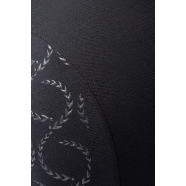 Pantalones de montar de Compresión para Mujer con Asiento Completo Gillian Horze Negro Pantalones de montar de Compresión para Mujer con Asiento Completo Gillian Horze Negro