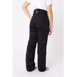 Pantalón acolchado de silicona Horze Adeline Kids Negro