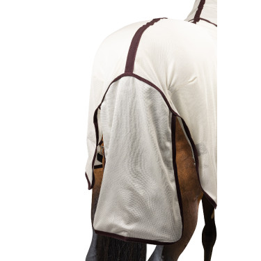 Cobertura antimoscas Horze Paso Fino con cuello desmontable y protección UV Vino Windsor Burdeos Cobertura antimoscas Horze Paso Fino con cuello desmontable y protección UV Vino Windsor Burdeos