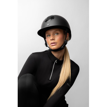 Casco de equitación Horze Celeste Negro azabache
