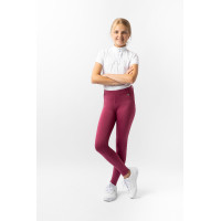 Leggings de equitación Horze Dea para niño Rosa seca