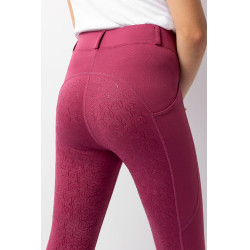 Leggings de equitación Horze Dea para niño Rosa seca Leggings de equitación Horze Dea para niño Rosa seca