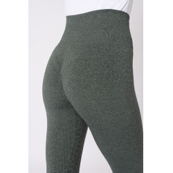 Polainas Scrunch Horze Nessa full grip sin costuras Apertura Azul marino