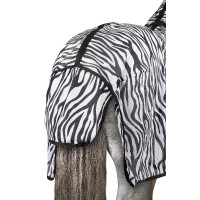 Cubre-moscas Horze Defender con solapa en el vientre Cebra Motifs Cubre-moscas Horze Defender con solapa en el vientre Cebra Motifs