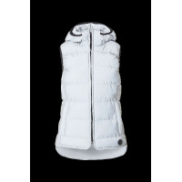Chaleco acolchado sin mangas reflectante para mujer Horze Plata reflectante Chaleco acolchado sin mangas reflectante para mujer Horze Plata reflectante