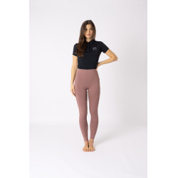 Leggings de equitación B Vertigo Viktoria sin costuras para mujer con grip integral Belleza negra Negro