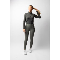 Pantalón de equitación B Vertigo híbrido de compresión Chiara para mujer Albahaca caliente Rosa Pantalón de equitación B Vertigo híbrido de compresión Chiara para mujer Albahaca caliente Rosa