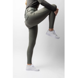 Pantalón de equitación B Vertigo híbrido de compresión Chiara para mujer Albahaca caliente Rosa