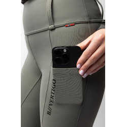 Pantalón de equitación B Vertigo híbrido de compresión Chiara para mujer Albahaca caliente Rosa