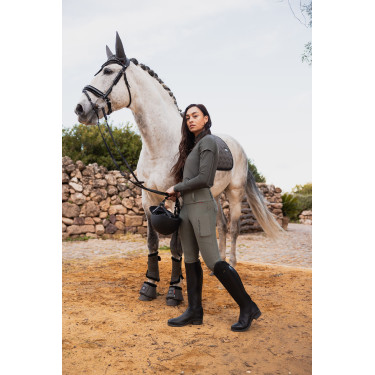 Pantalón de equitación B Vertigo híbrido de compresión Chiara para mujer Pantalón de equitación B Vertigo híbrido de compresión Chiara para mujer